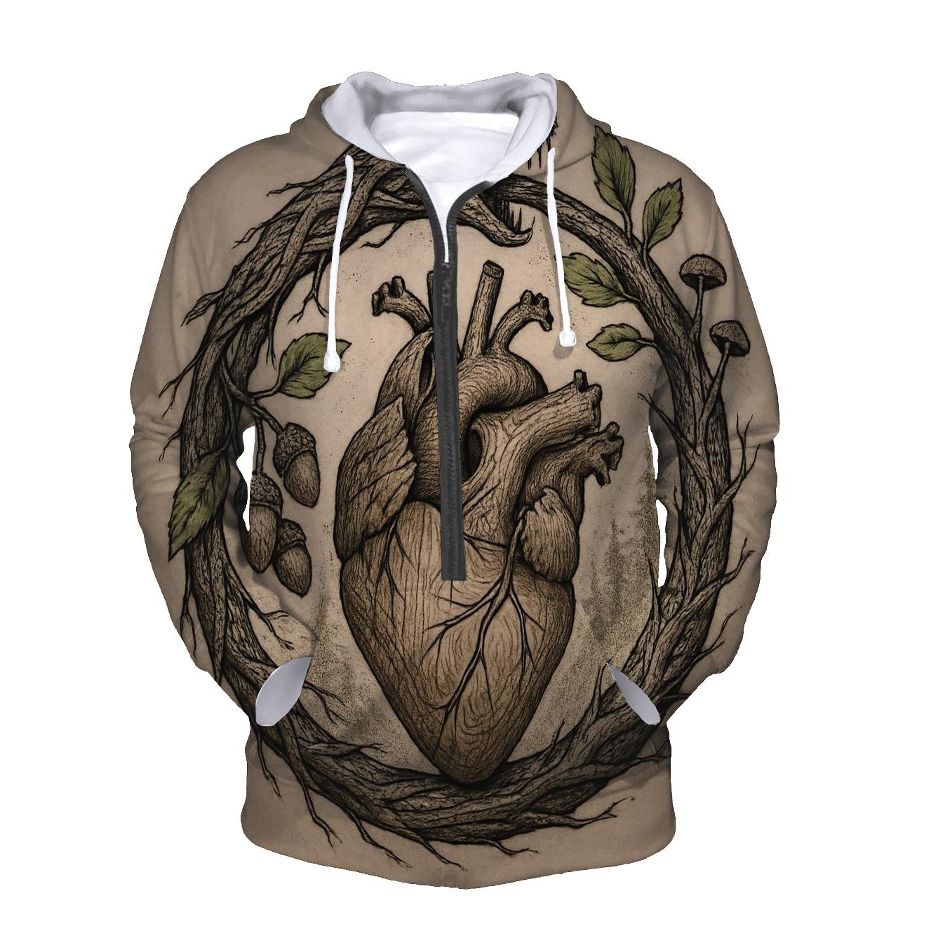 Forest Heart Rooted Ouroboros premium hoodies