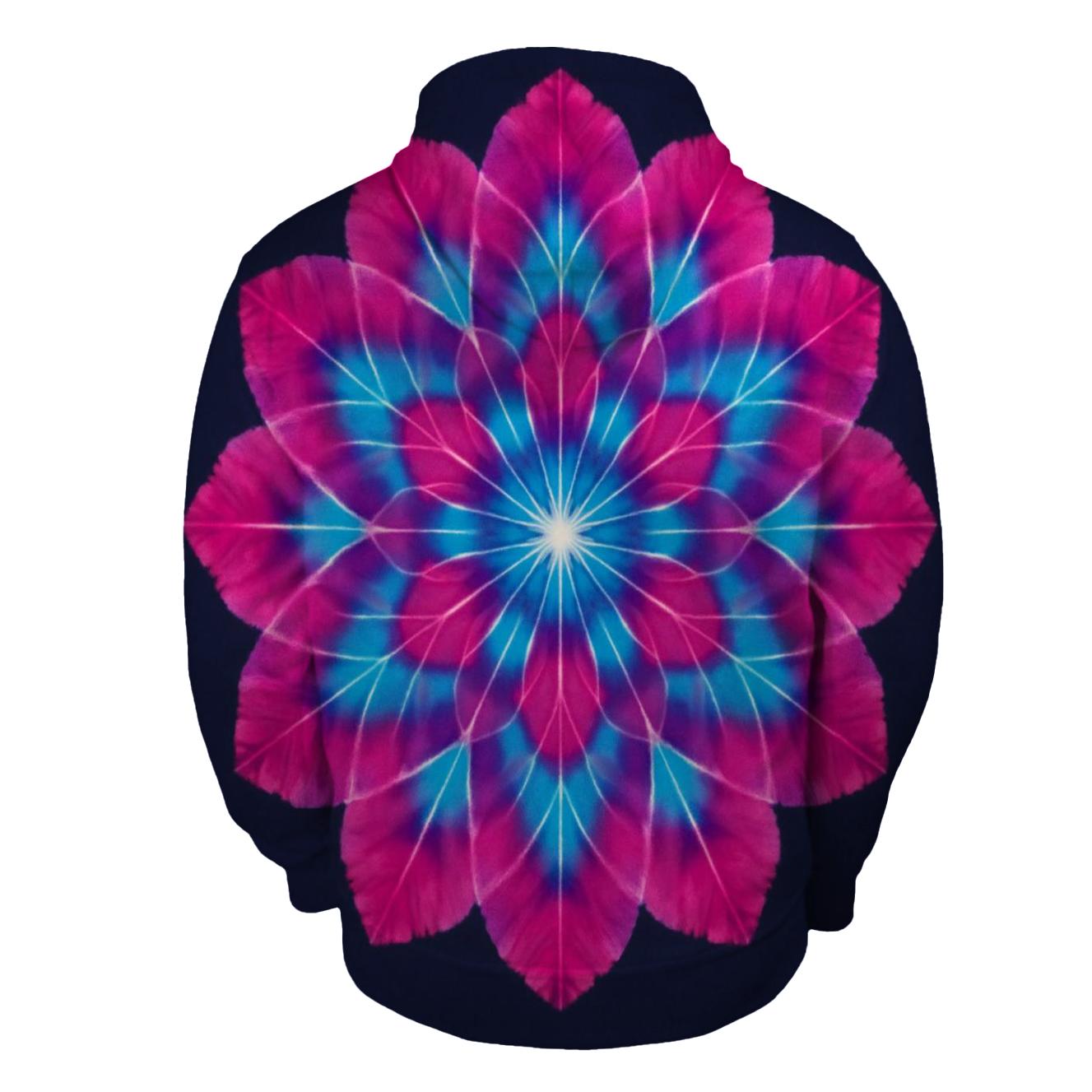 Magenta Cyan Mandala Galaxy hoodie designs
