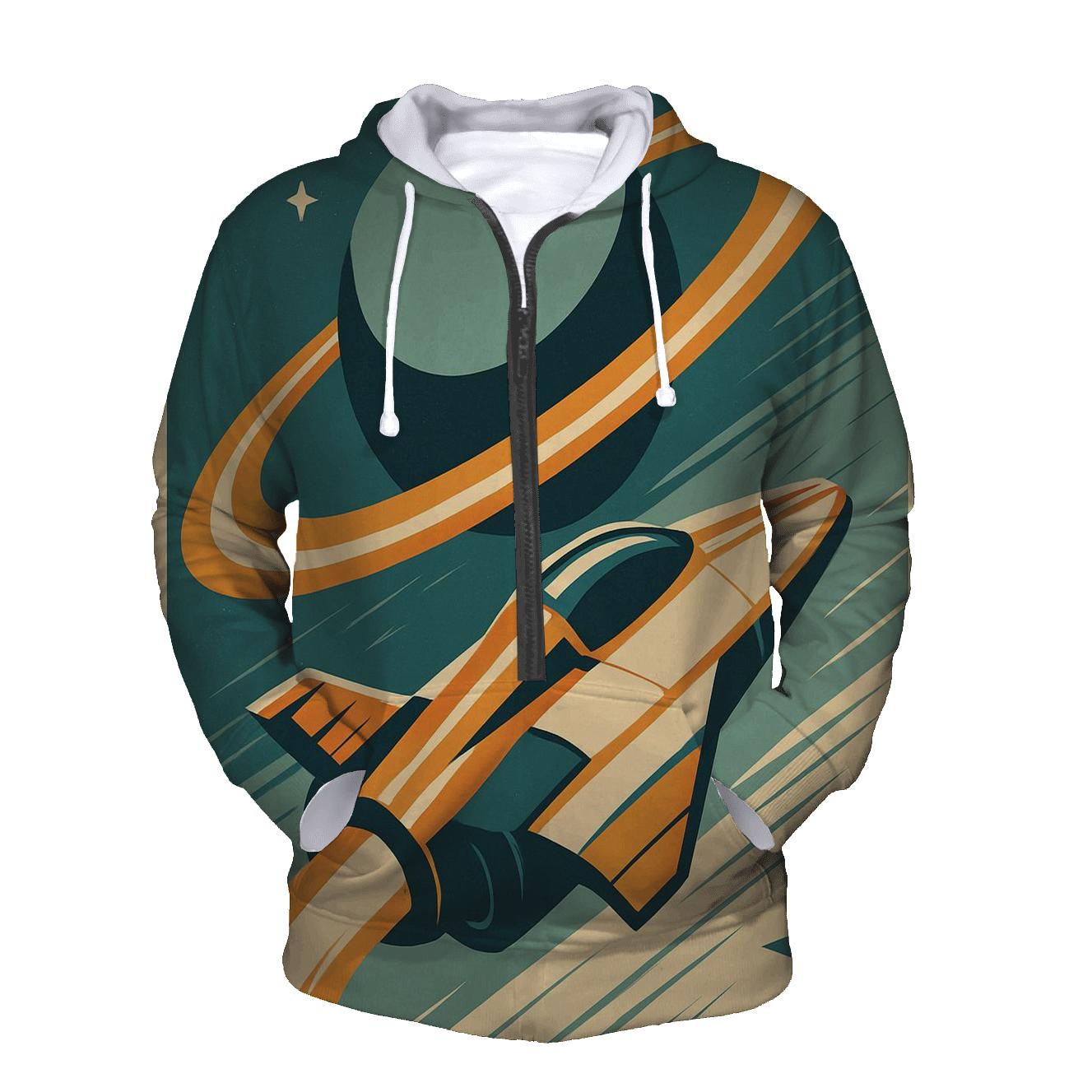 Retro Orbit Racer custom hoodies