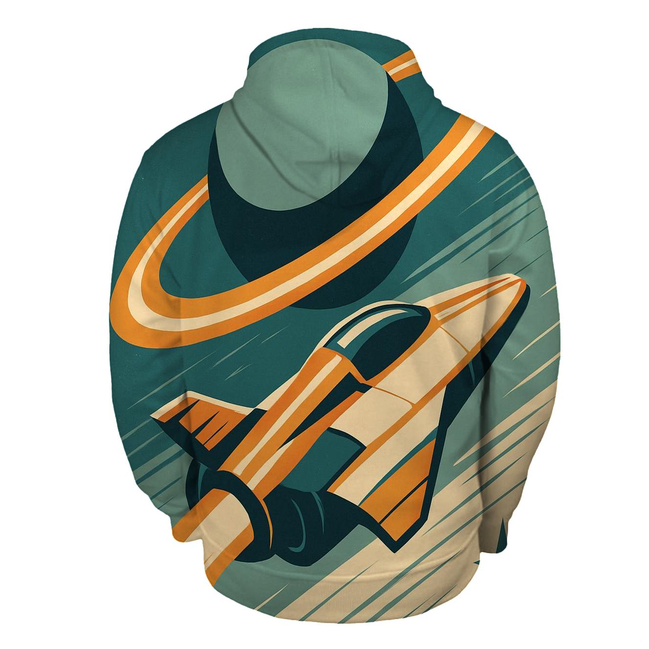 Retro Orbit Racer custom hoodies