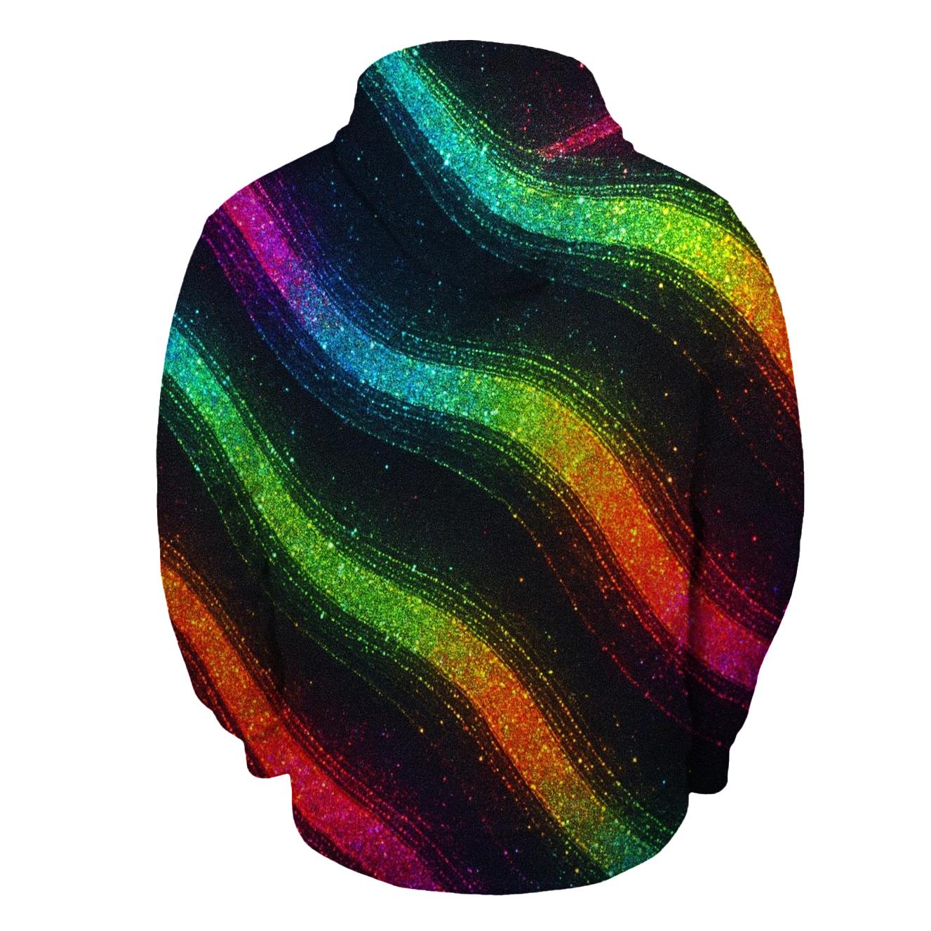 Neon Mirage Shimmer Wave premium hoodies