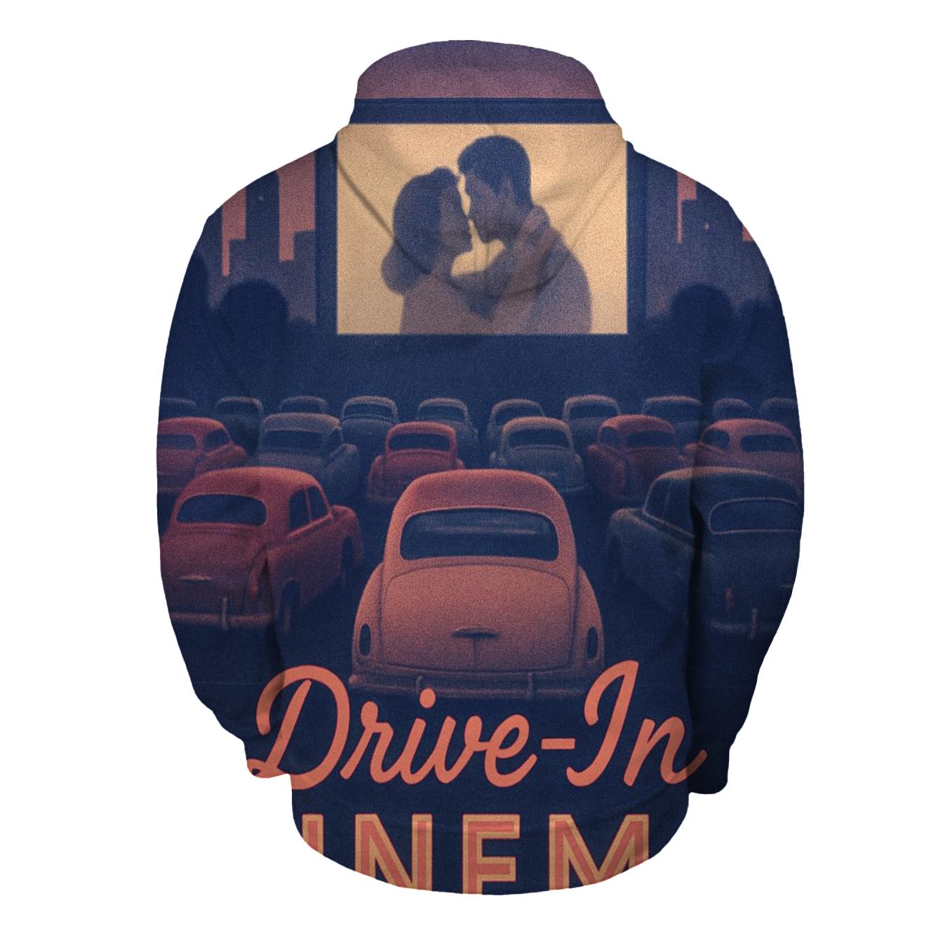 Retro City Drive In Cinema Scene pullover hoodies