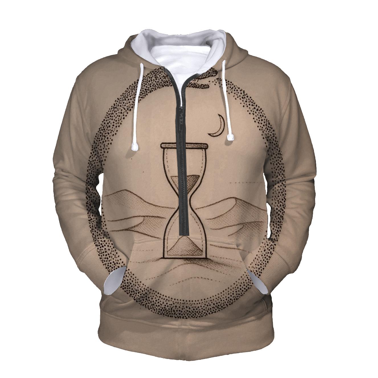 Desert Hourglass Sand Ouroboros heavyweight hoodies