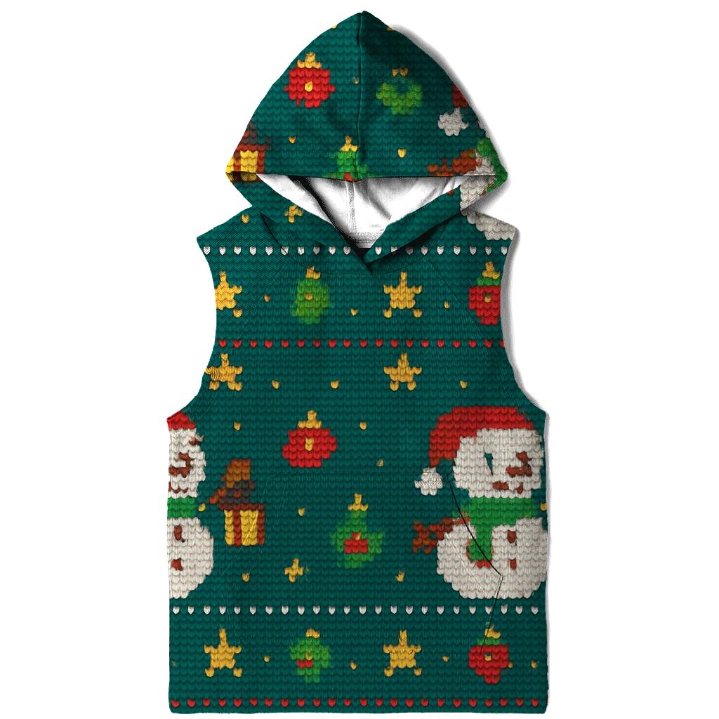 Snowman Lantern Parade Design premium hoodies