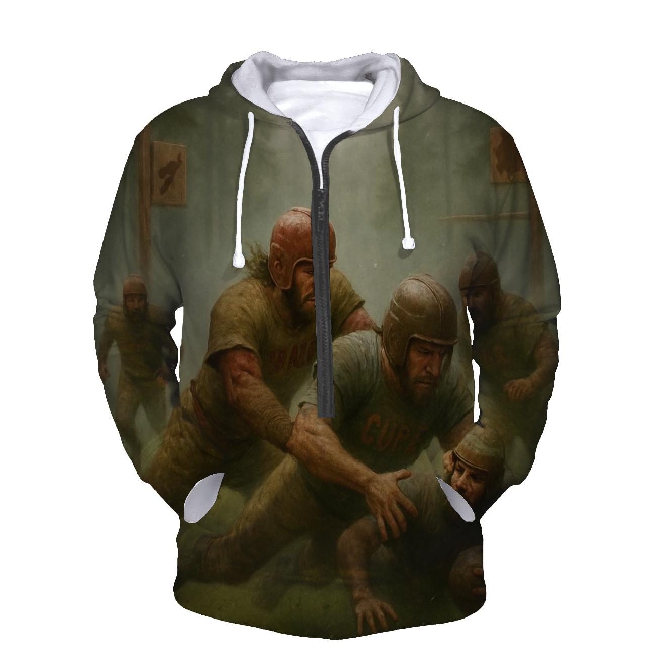 Forest Mist Gridiron Braves Against Cubs premium hoodies