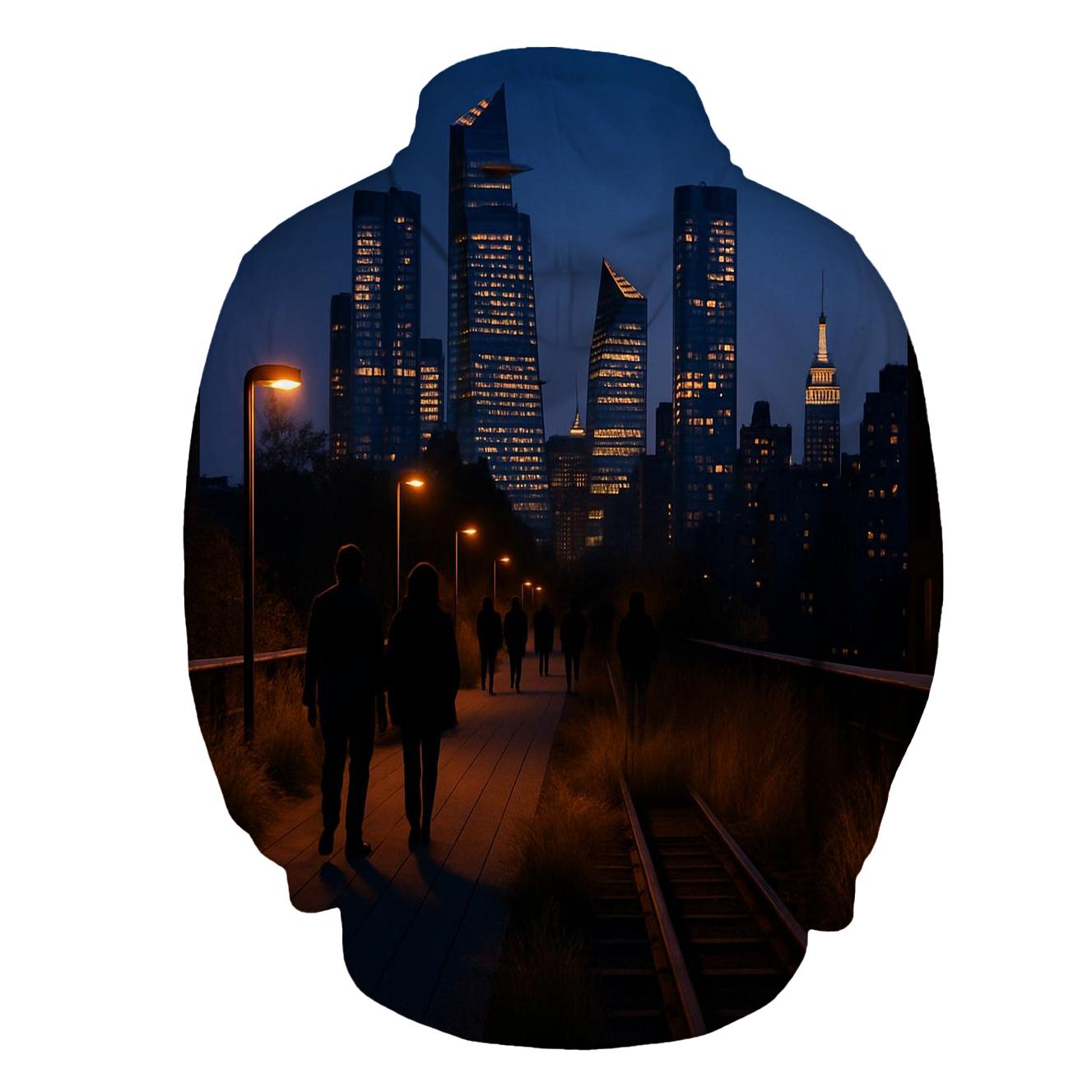 Hudson Yards High Line Twilight View hoodie styles