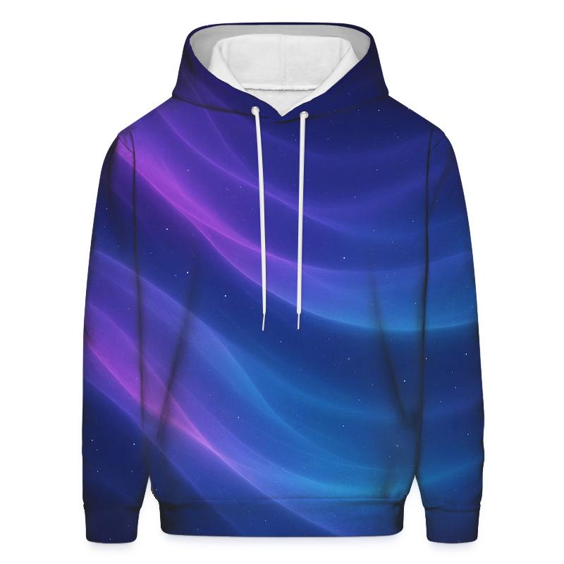 Nebula Silk Cascade zip-up hoodies