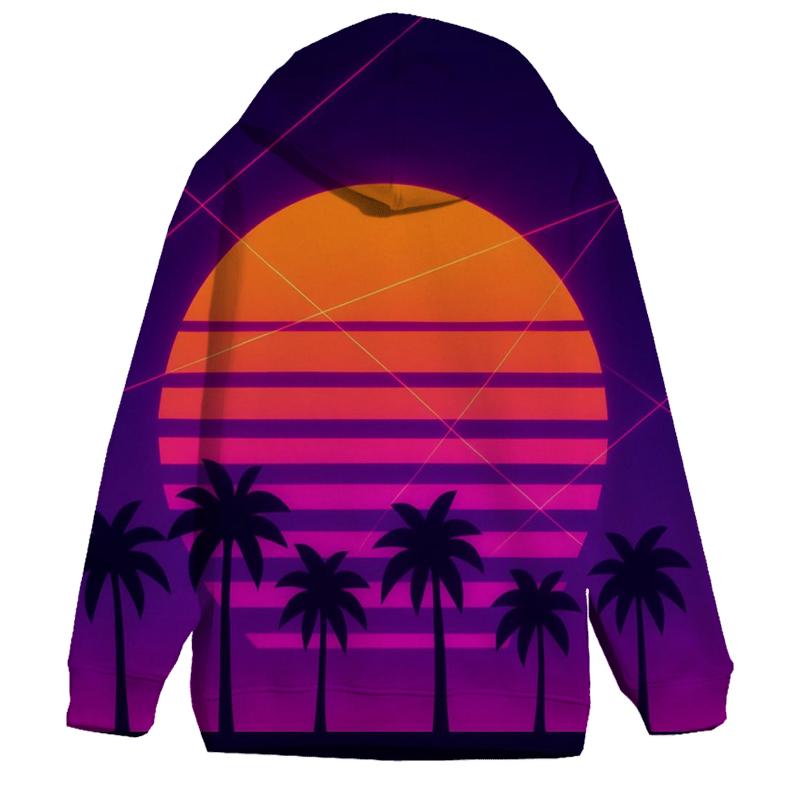 Laser Palm Mirage embroidered hoodies