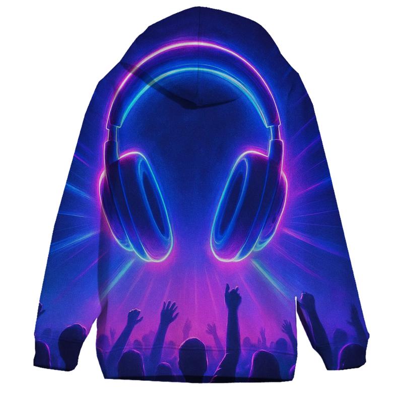 Holographic Headphone Halo hoodie designs