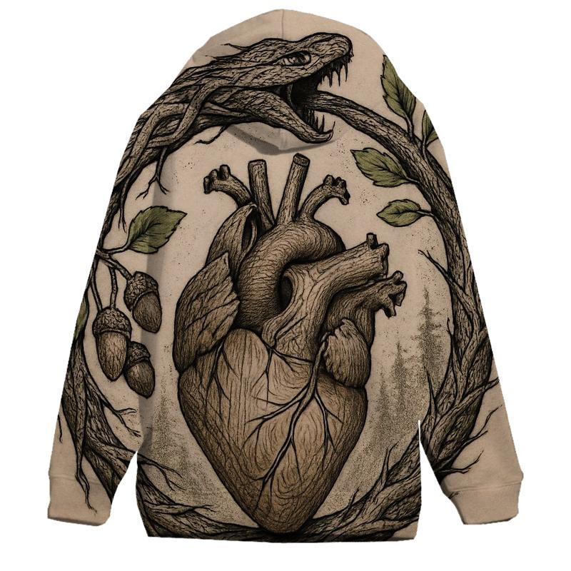 Forest Heart Rooted Ouroboros hoodie styles