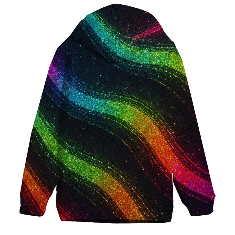 Neon Mirage Shimmer Wave lightweight hoodies