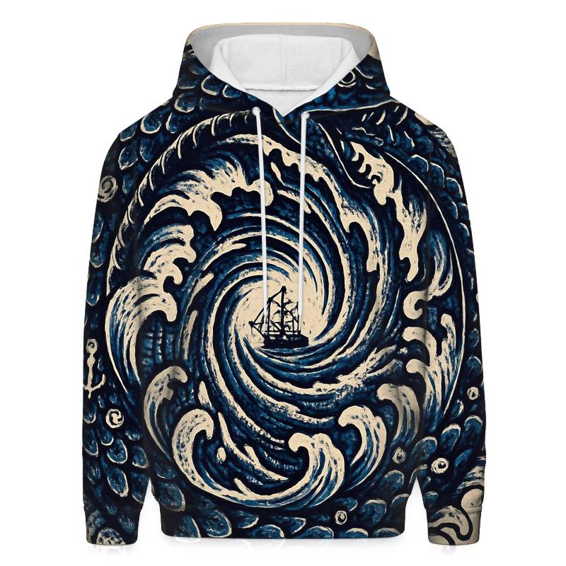 Ocean Maelstrom Leviathan Ouroboros lightweight hoodies