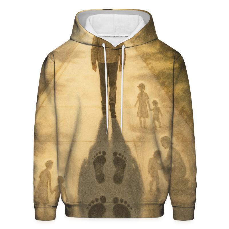 Footsteps Woven Into Your Shadow designer hoodies