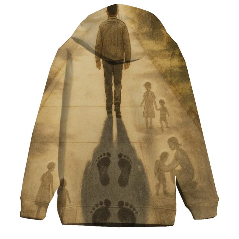 Footsteps Woven Into Your Shadow designer hoodies