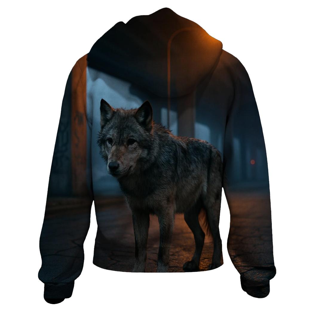 Urban Overpass Lone Wolf hoodie designs