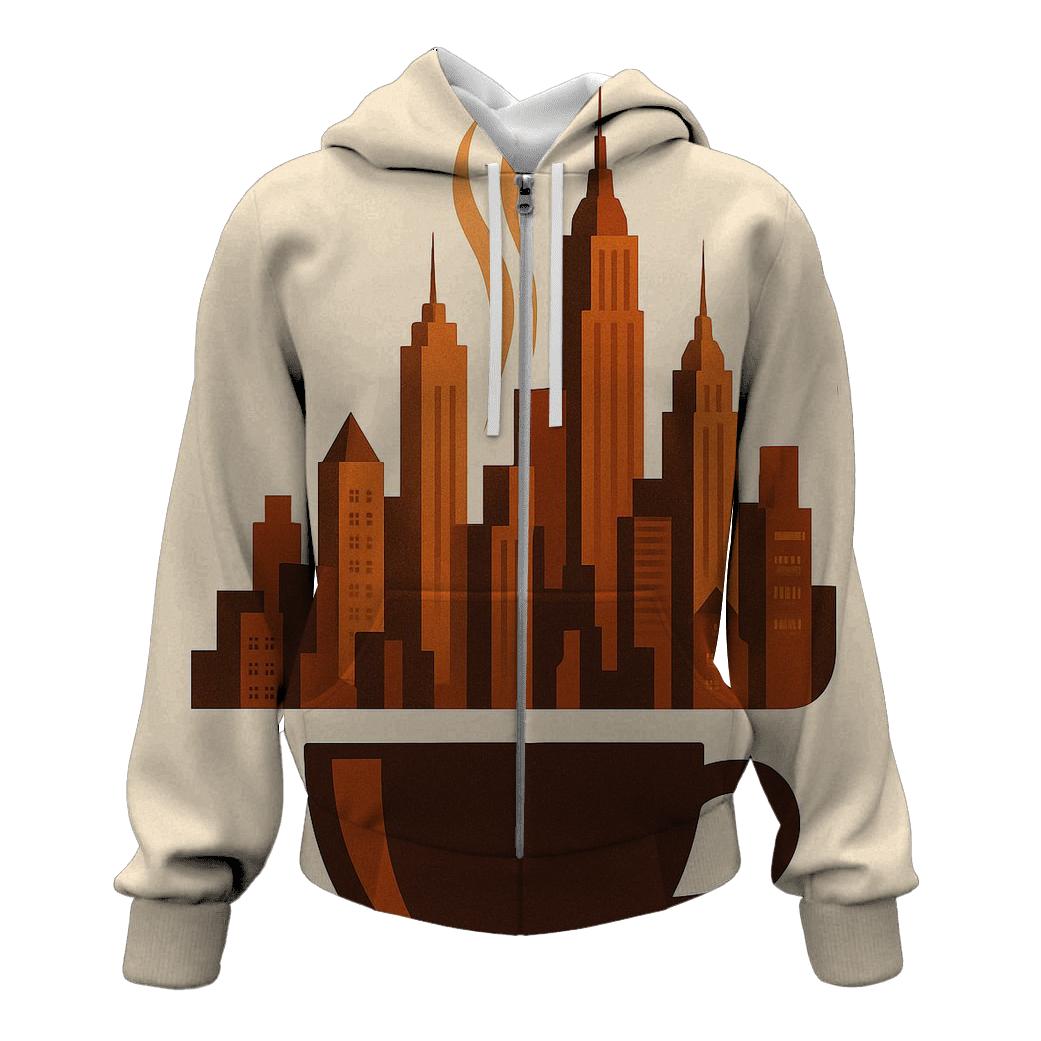 Copper Steam Skyline heavyweight hoodies