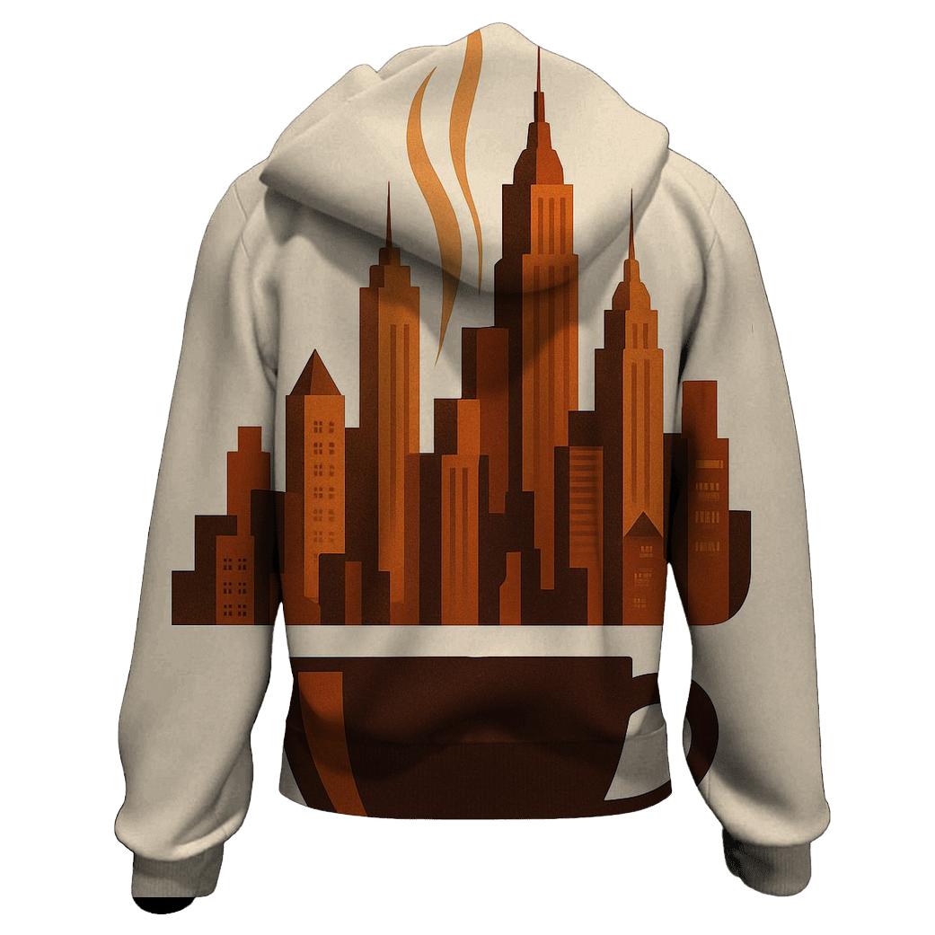 Copper Steam Skyline heavyweight hoodies