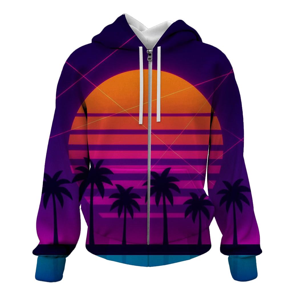 Laser Palm Mirage heavyweight hoodies
