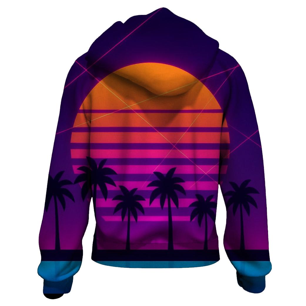 Laser Palm Mirage heavyweight hoodies