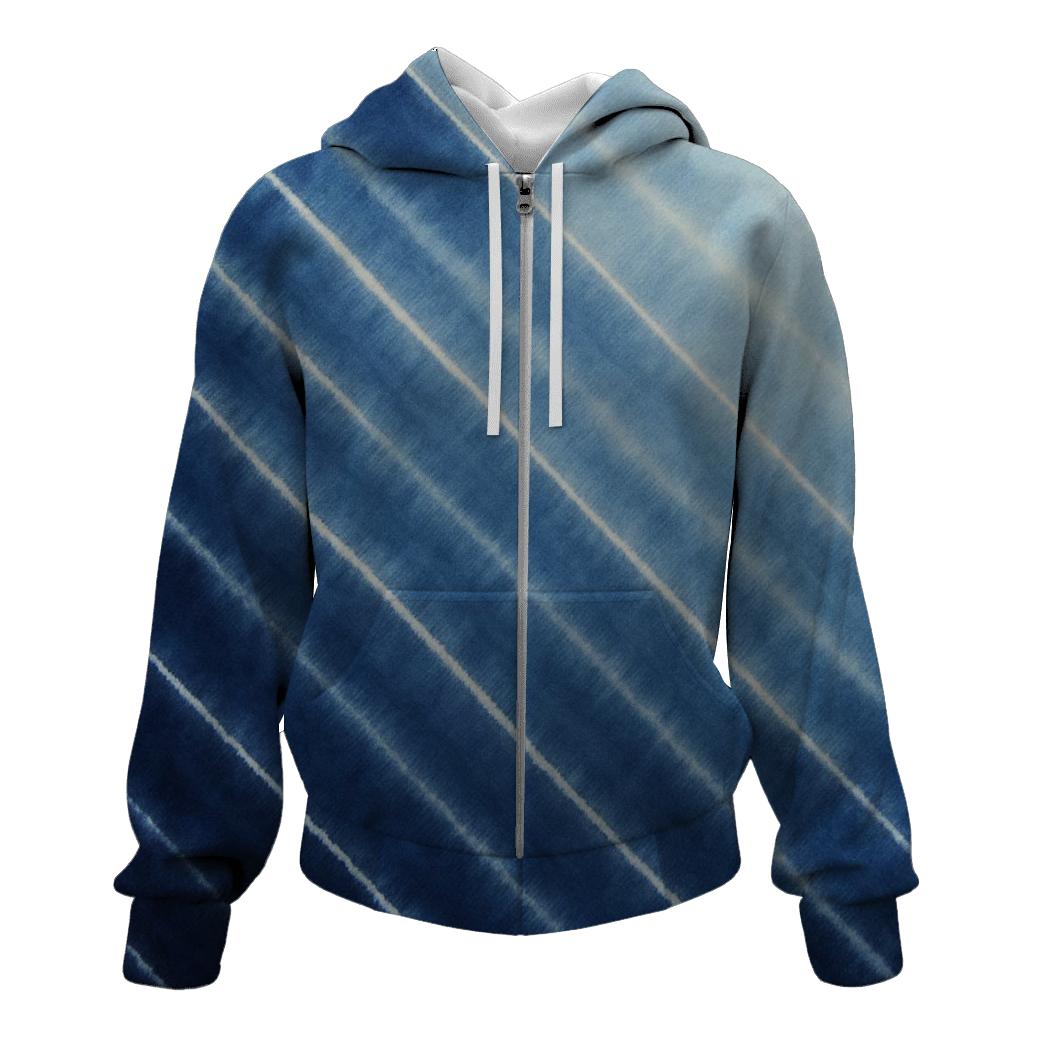 Indigo Arashi Tide Flow premium hoodies