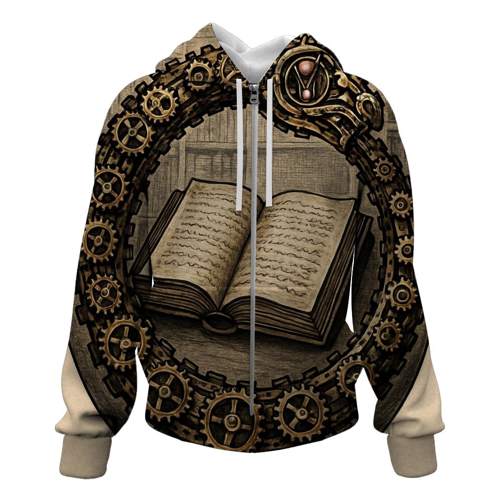 Clockwork Library Ouroboros hoodies fashion