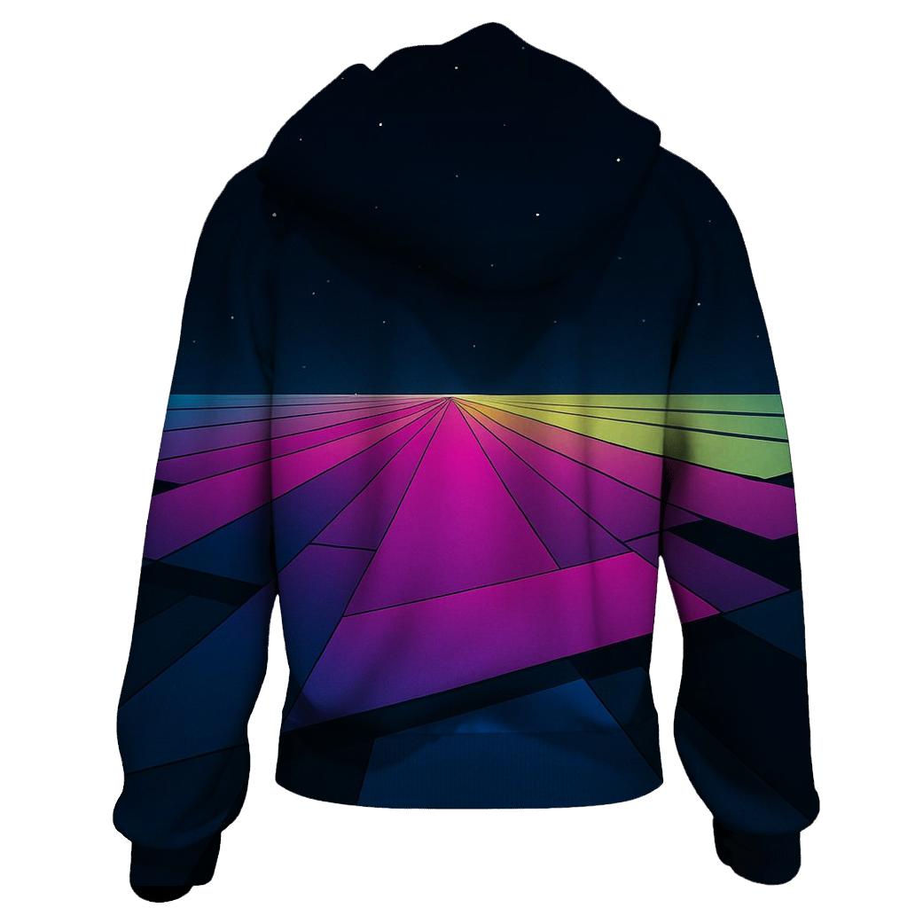 Quantum Prism Horizon printed hoodies