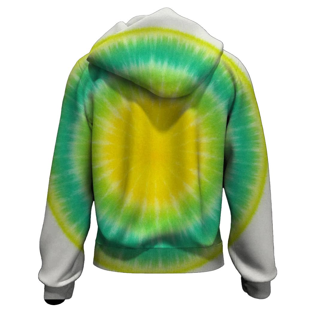 Lime Citrus Bullseye Bloom hoodie styles