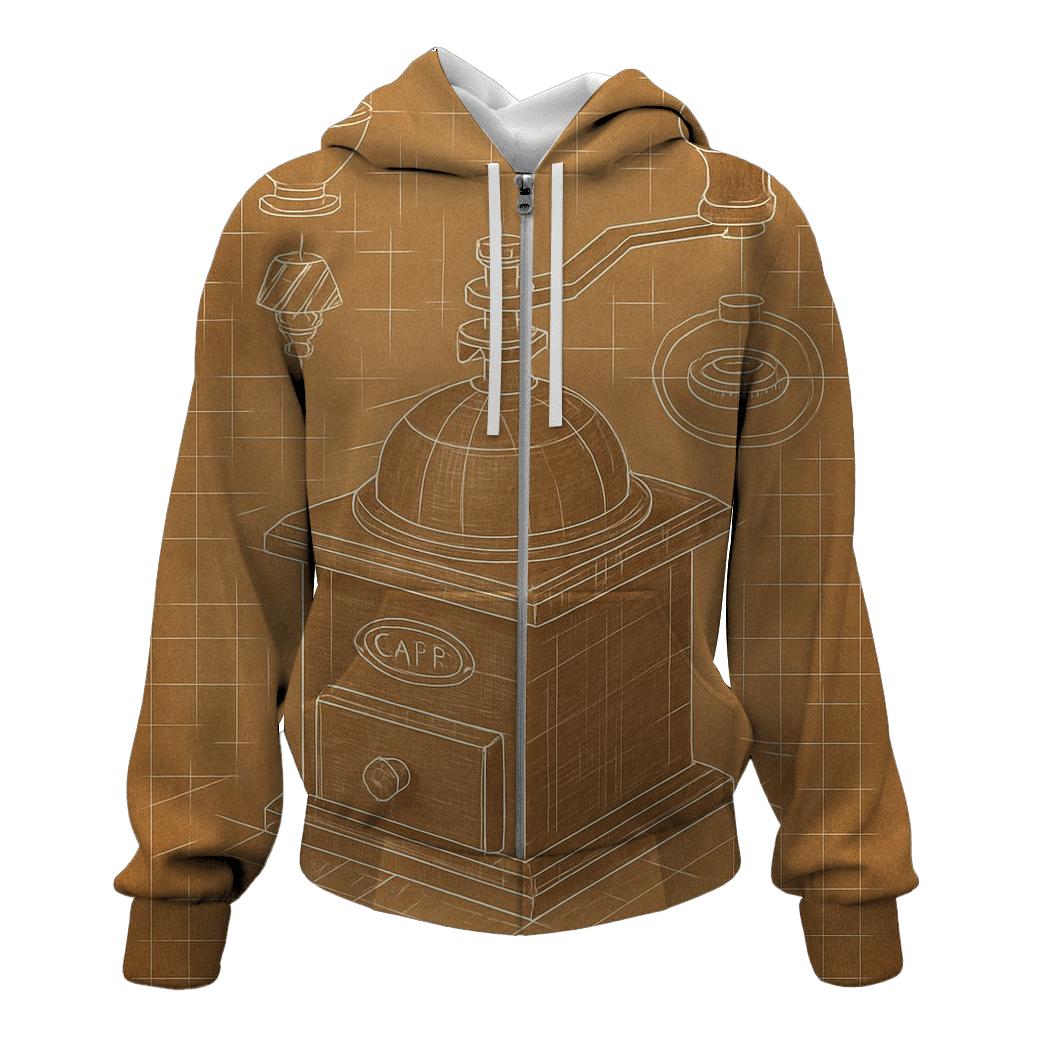 Vintage Mill Blueprint premium hoodies