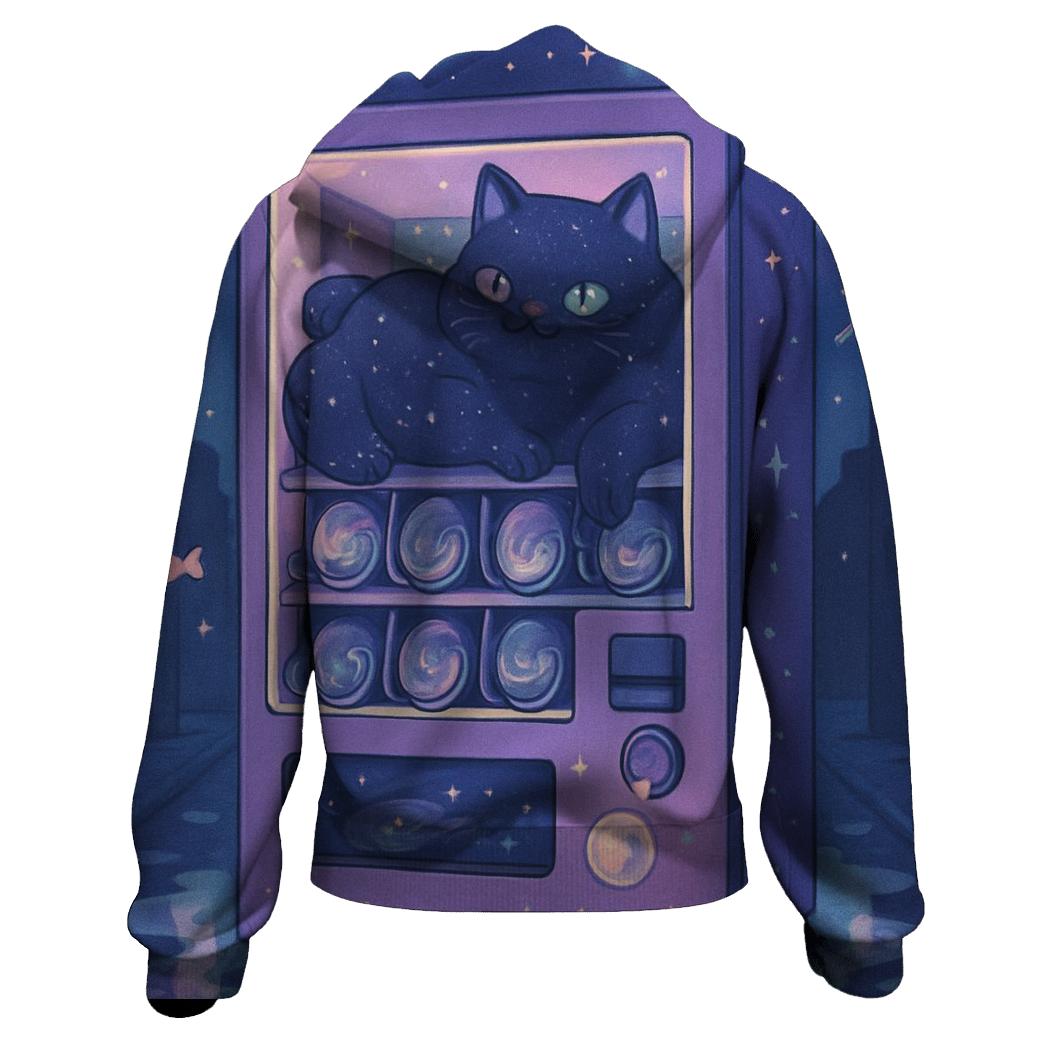 Cosmic Cat In The Vending Machine hoodie styles
