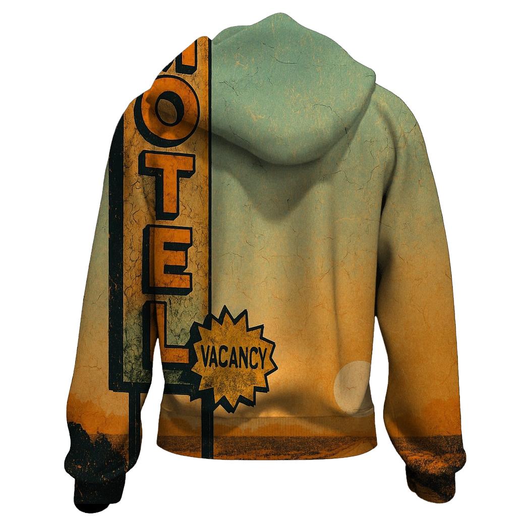 Faded Route Motel Roadside Sign hoodies fashion