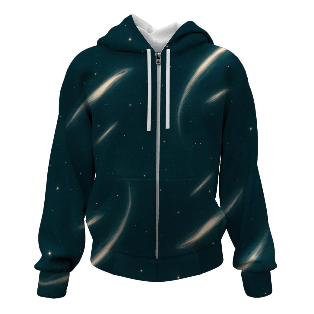 Gravitational Lens Arcfield printed hoodies