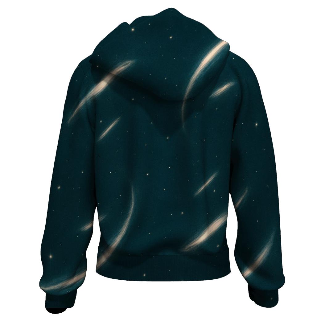 Gravitational Lens Arcfield printed hoodies