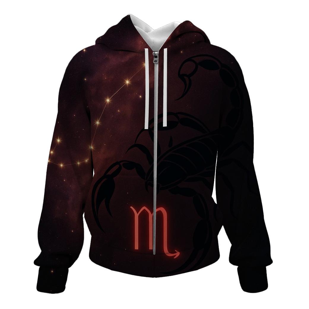 Scorpio Nebula Sigil Veil hoodie styles