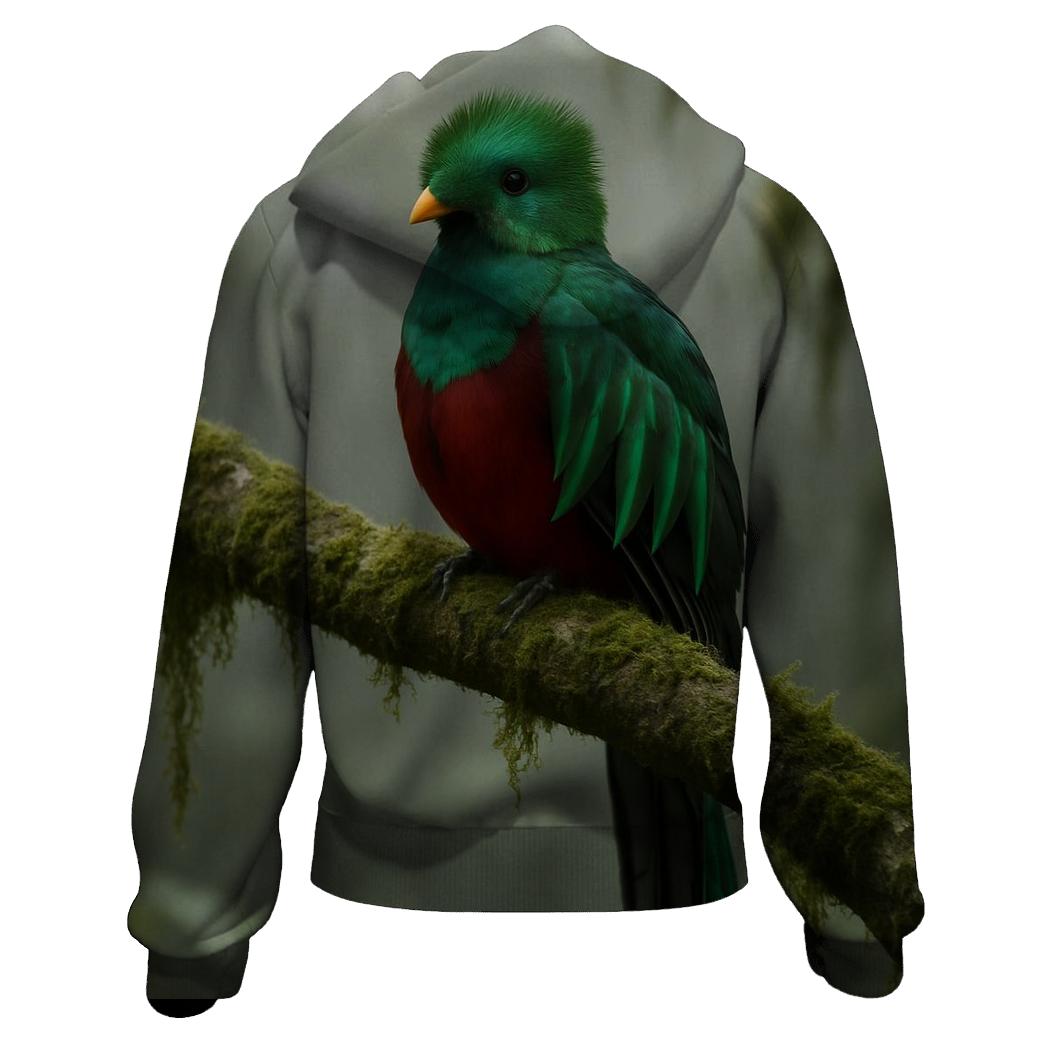 Cloud Forest Pause Resplendent Quetzal graphic hoodies