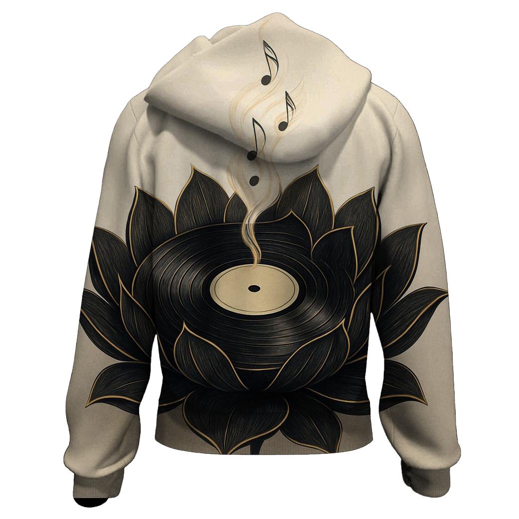 Vinyl Lotus Bloom pullover hoodies