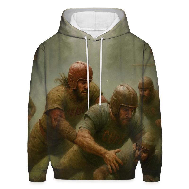 Forest Mist Gridiron Braves Against Cubs zip-up hoodies