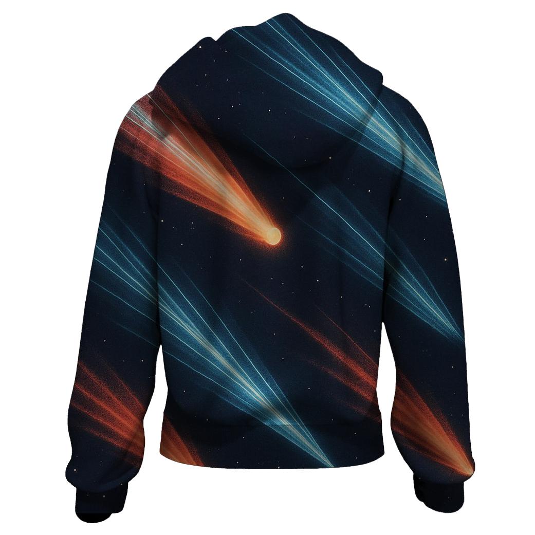 Comet Fan Crossing zip-up hoodies