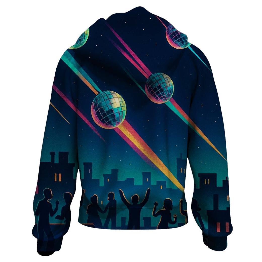 Disco Meteor Shower pullover hoodies
