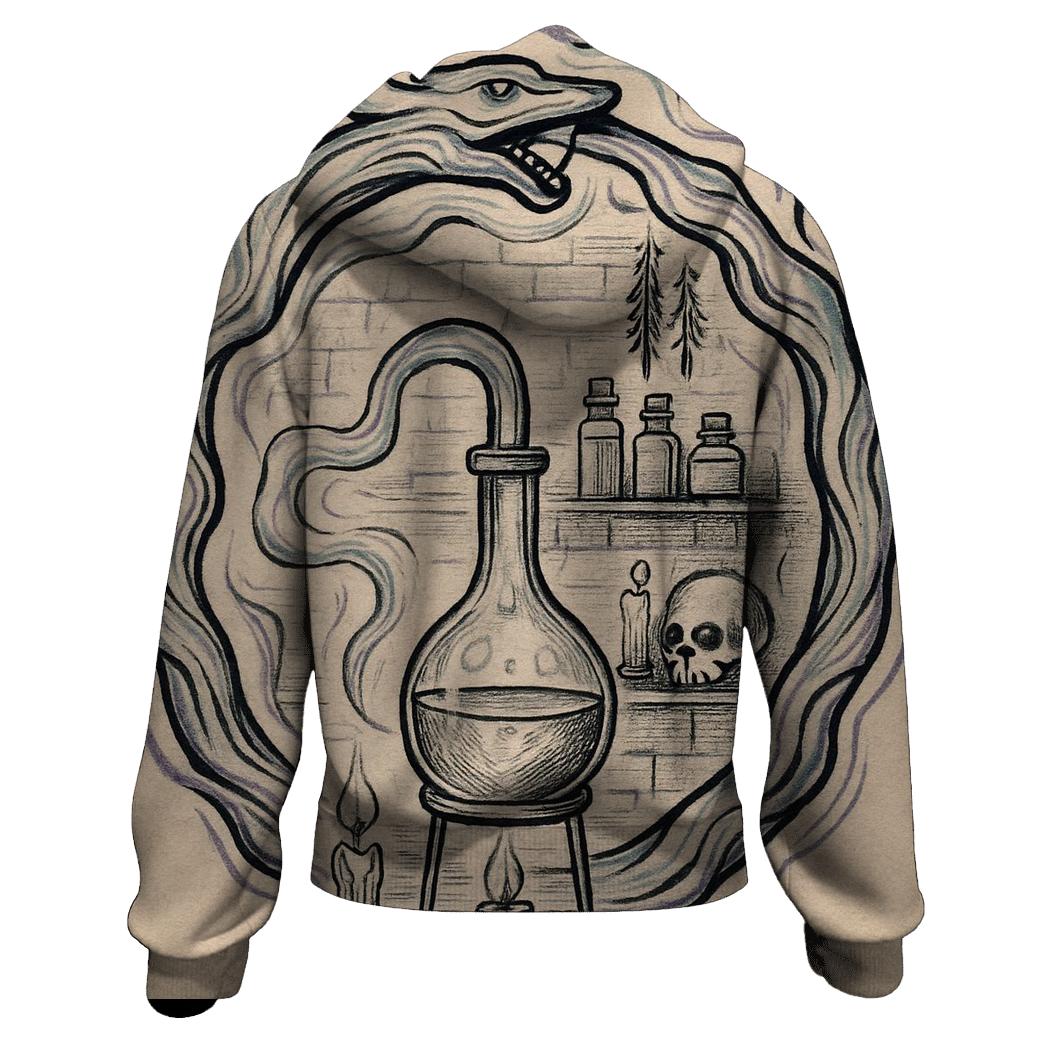 Alchemical Lab Ouroboros Retort heavyweight hoodies