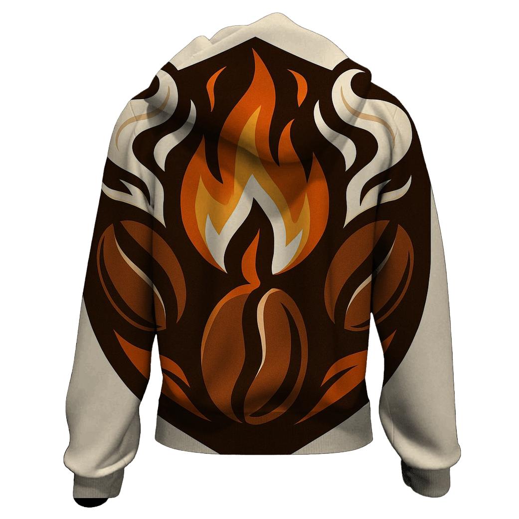 Roast Ember Crest printed hoodies