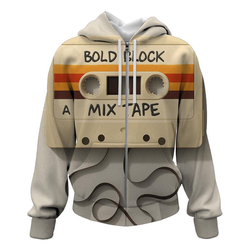 Vintage Cassette Mix Tape hoodie designs