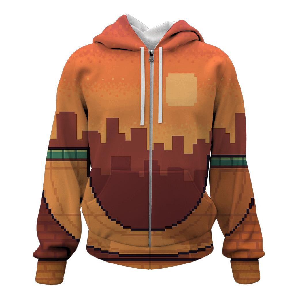 Pixel Skate Ramp Horizon hoodie styles