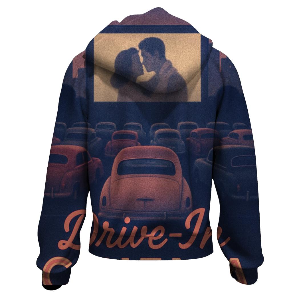 Retro City Drive In Cinema Scene hoodie styles