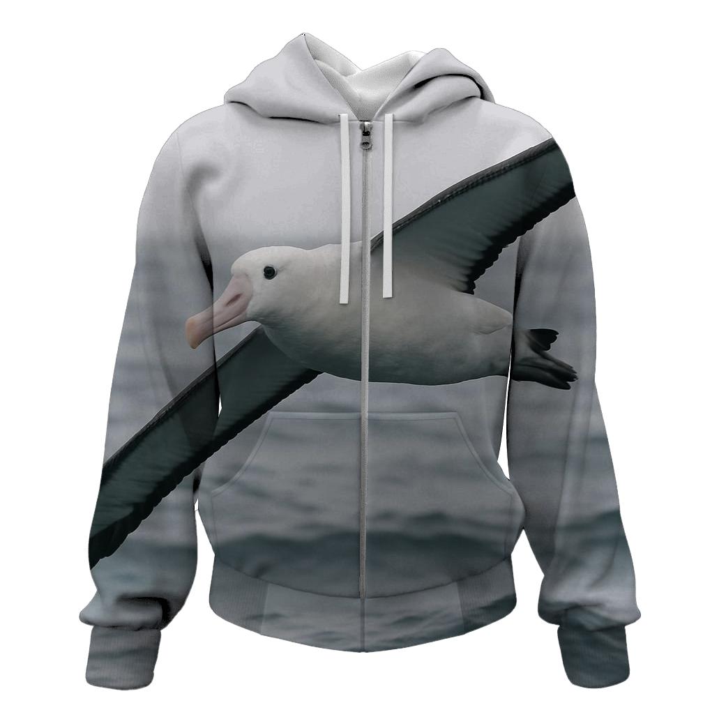 Pelagic Arc Wandering Albatross designer hoodies