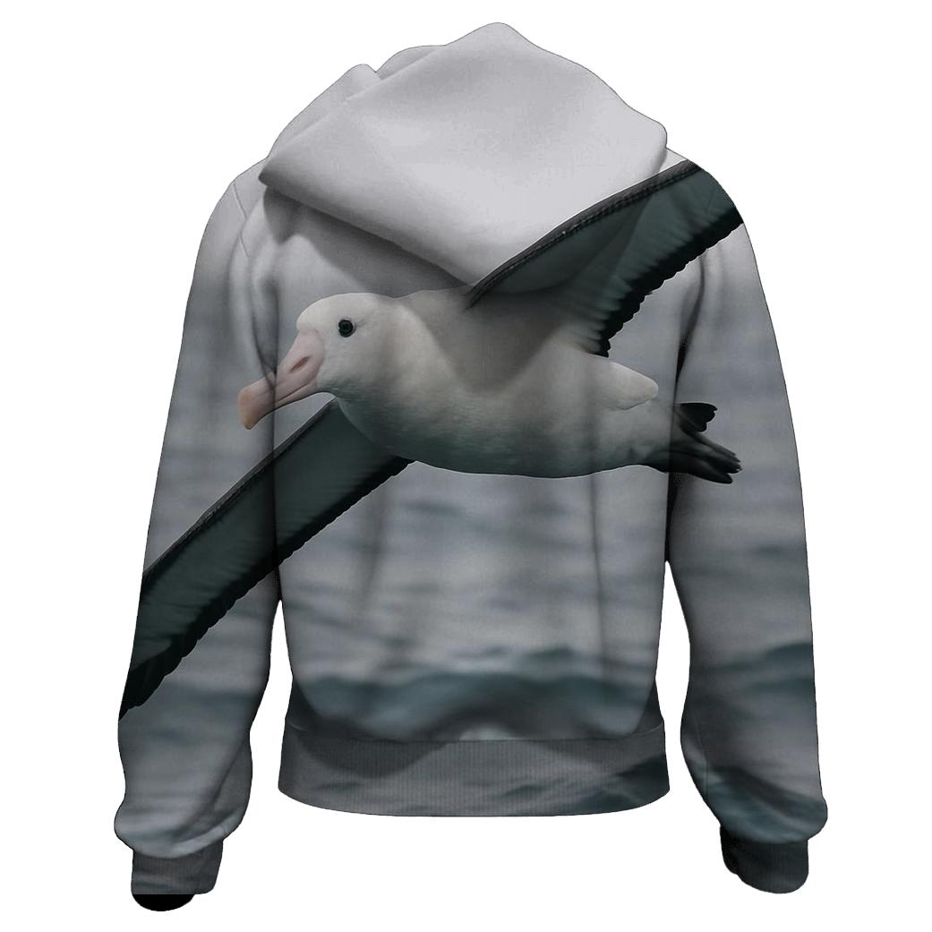 Pelagic Arc Wandering Albatross designer hoodies