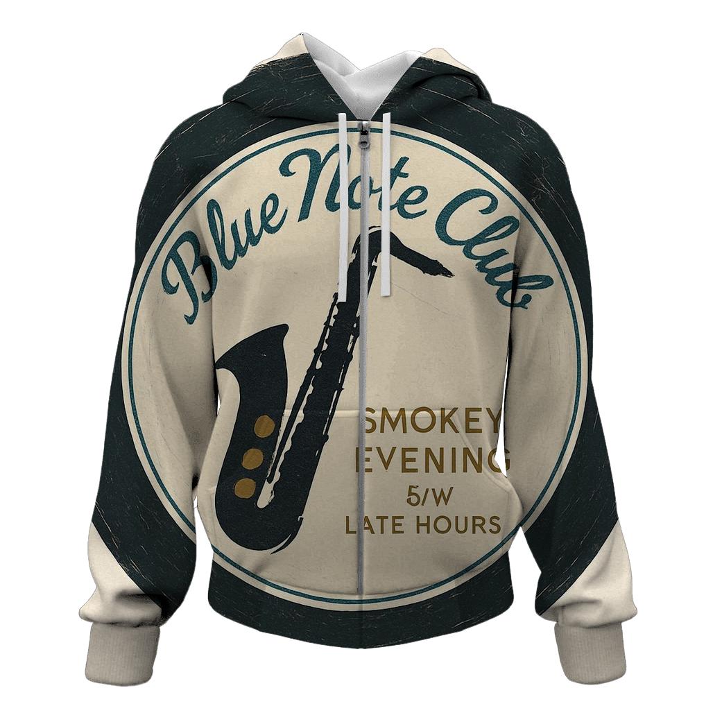 Old Studio Jazz Club Record Label heavyweight hoodies