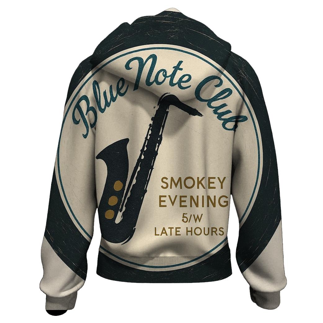 Old Studio Jazz Club Record Label heavyweight hoodies