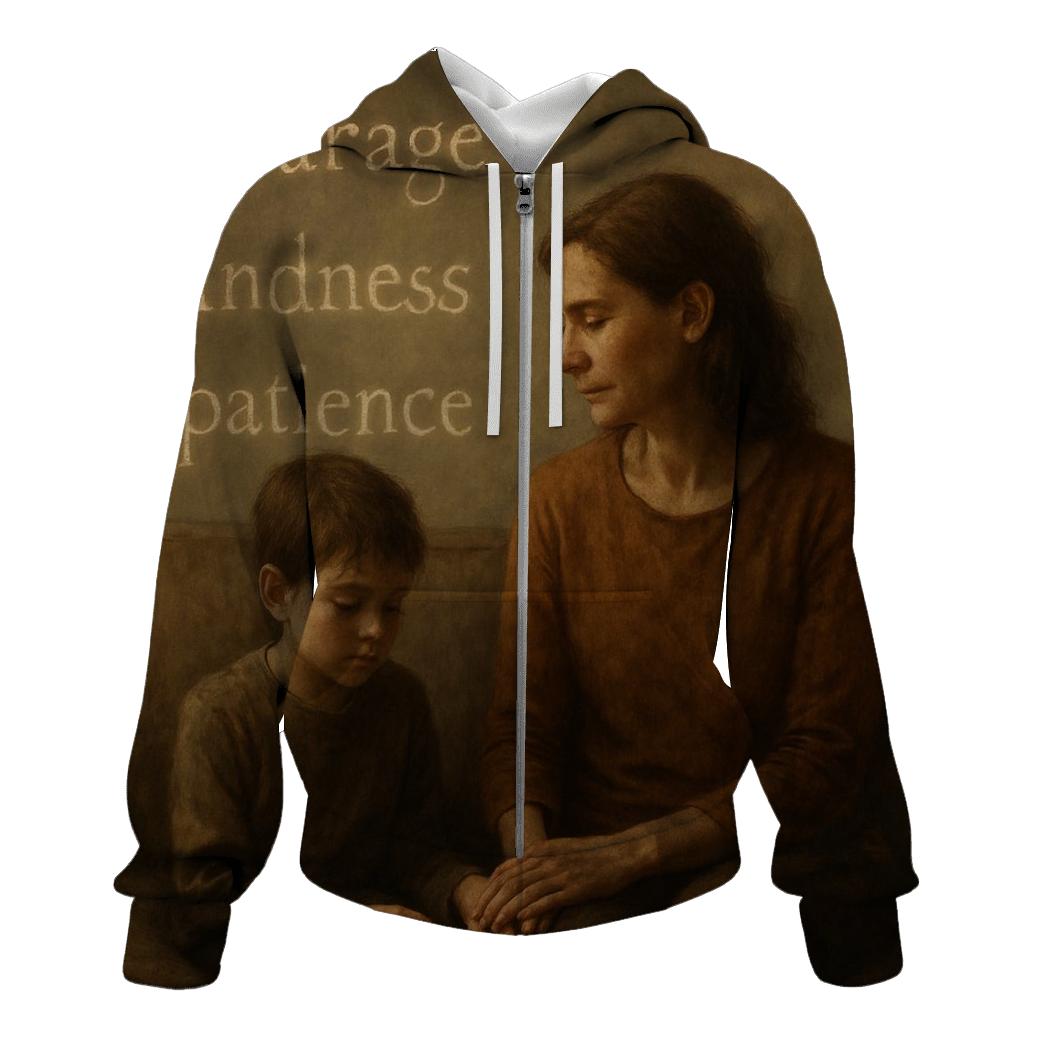Her Silence That Teaches The Strongest Words custom hoodies