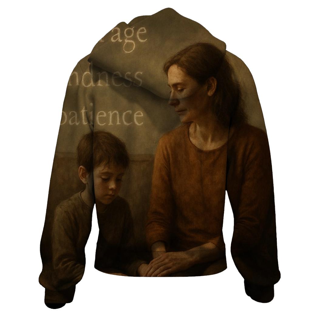 Her Silence That Teaches The Strongest Words custom hoodies