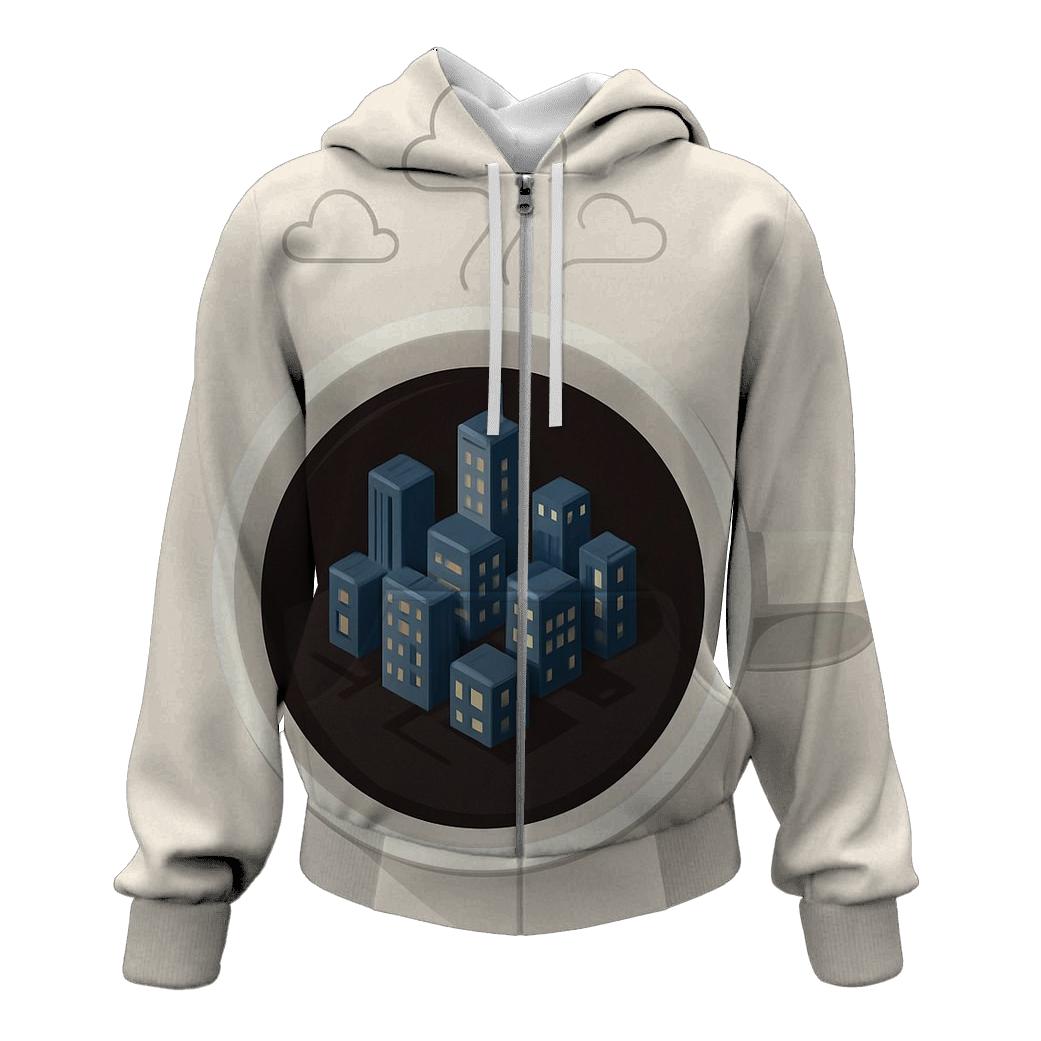 City In A Coffee Cup custom hoodies